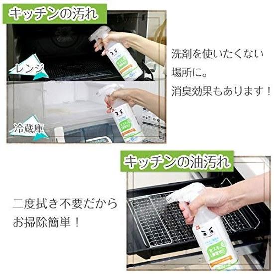 Gekiochikun Reck Sesqui 400ml (CleaningDisinfectionDeodorization) Alkaline Electrolyzed Water Safe Secure No Need Double Wiping