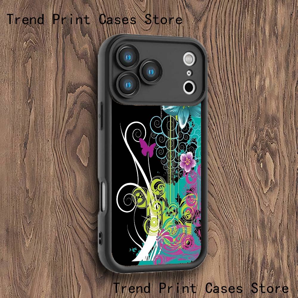 

Frutiger Metro Vectordelia Case For iPhone 11,12,13,14,15,16,17,Max,Pro,Plus,Air,Mini Lens Protective Black Soft Shell iPhone 17 Pro