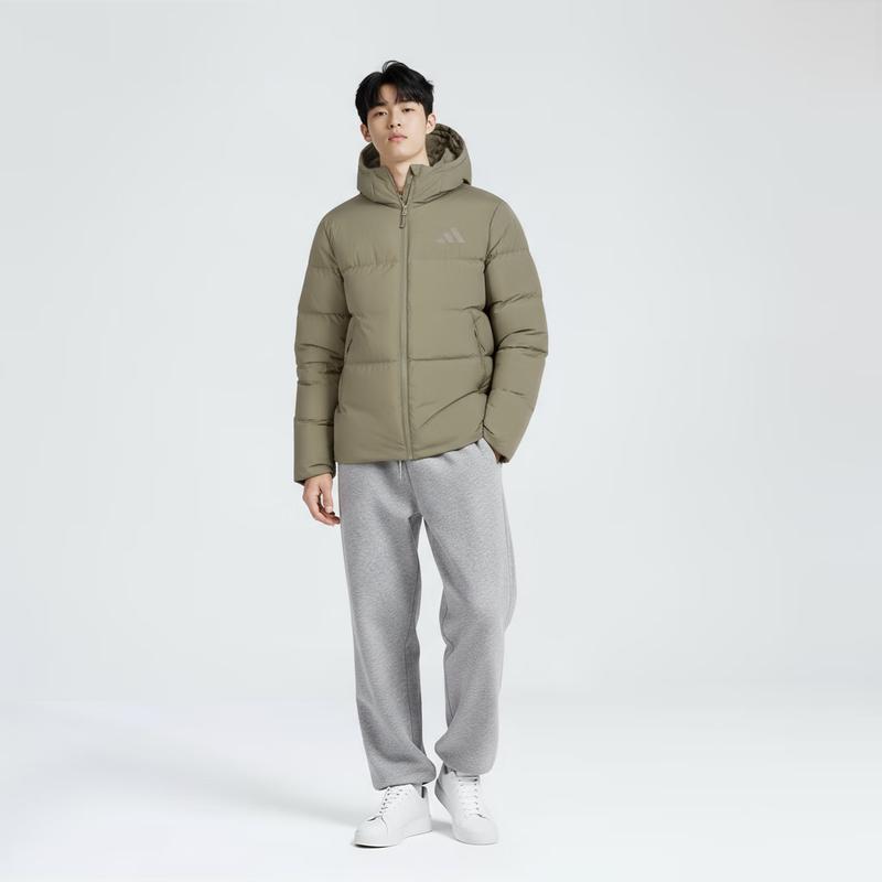 adidas Men's Sportswear Puffy Mid-Length Down Jacket JV6188