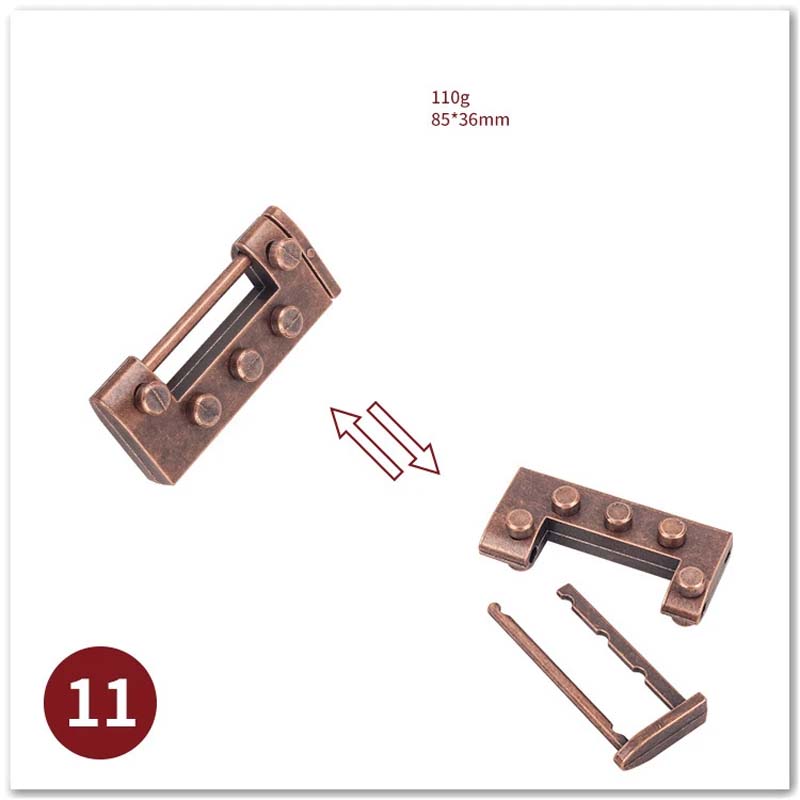 Metal 3D Jigsaw Puzzle Solving Toys Puzzle Unlocking Ring Buckle Children Adult Puzzle Games Leisure Puzzle Games