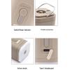 Three-in-One Mini Electric Air Pump for Inflating/Deflating Outdoor Air Mattresses and Pads with Lighting Feature