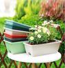 Großer Blumentopf mit Untersetzer für Balkongärtnern - 50cm 19cm 15cm