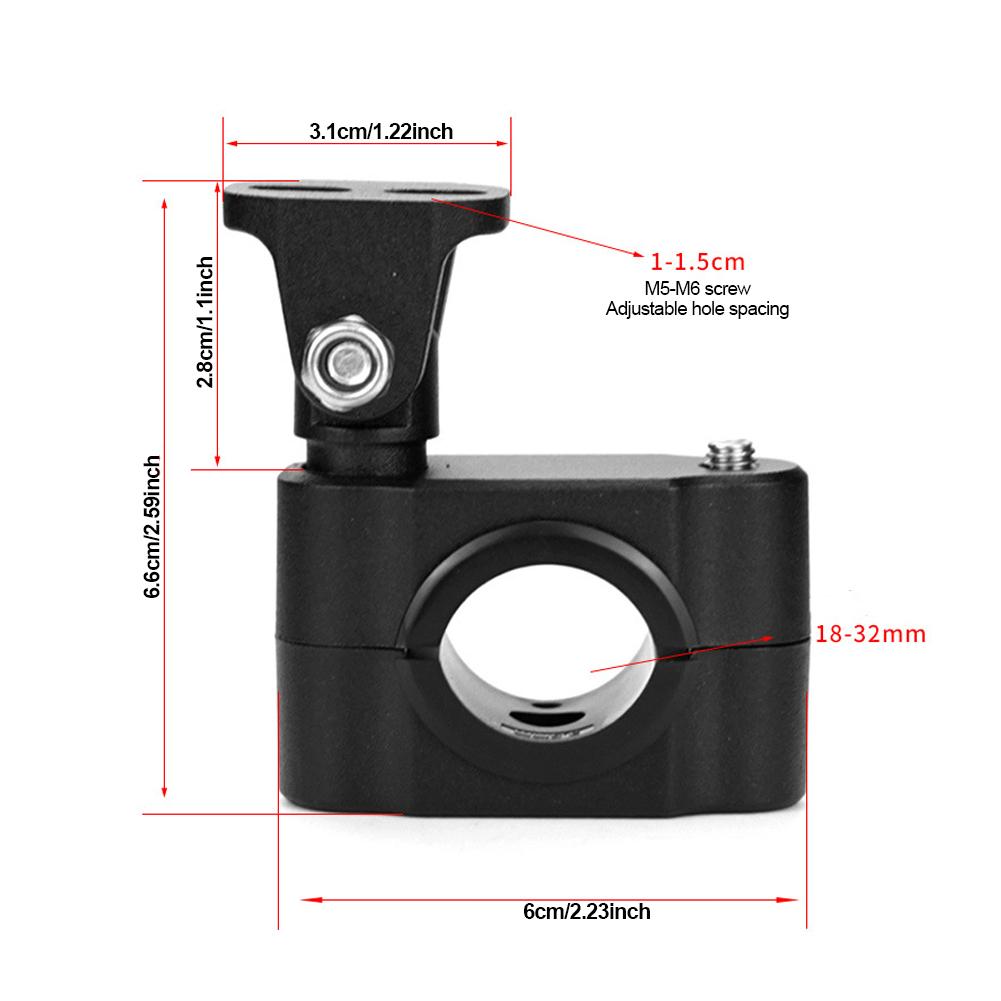 Univerzální držáky LED světlometů pro motocykly Držáky Montážní sada objímek trubek pro motocyklové reflektory Držák pro montáž do mlhových světel