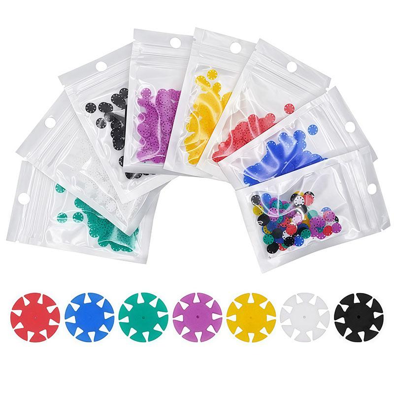File per Canale Radicolare Dentale Anello Contatore in Silicone Tappetino di Gomma Piastra Contatore per File del Canale Radicolare Materiale Dentale Resistente alle Alte Temperature