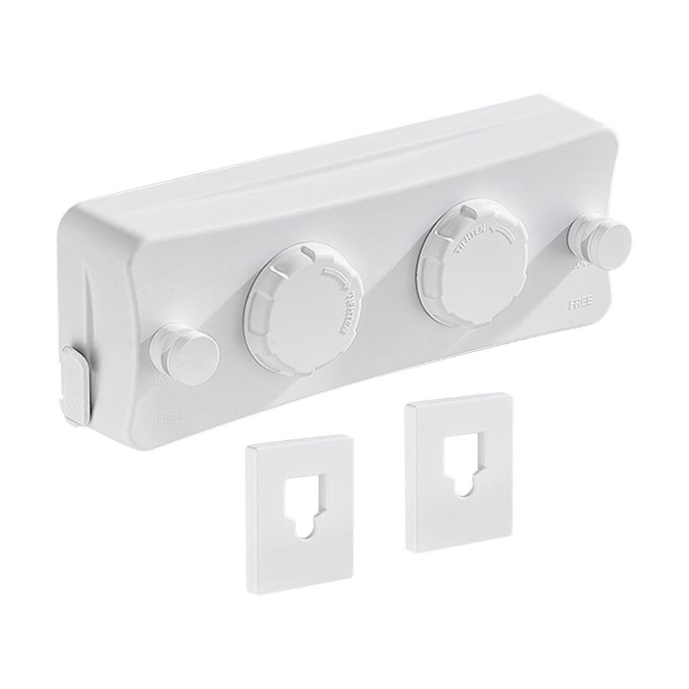 

Double Wire Stainless Steel Clothesline Heavy Duty Drying Rack Indoor Outdoor Use белый