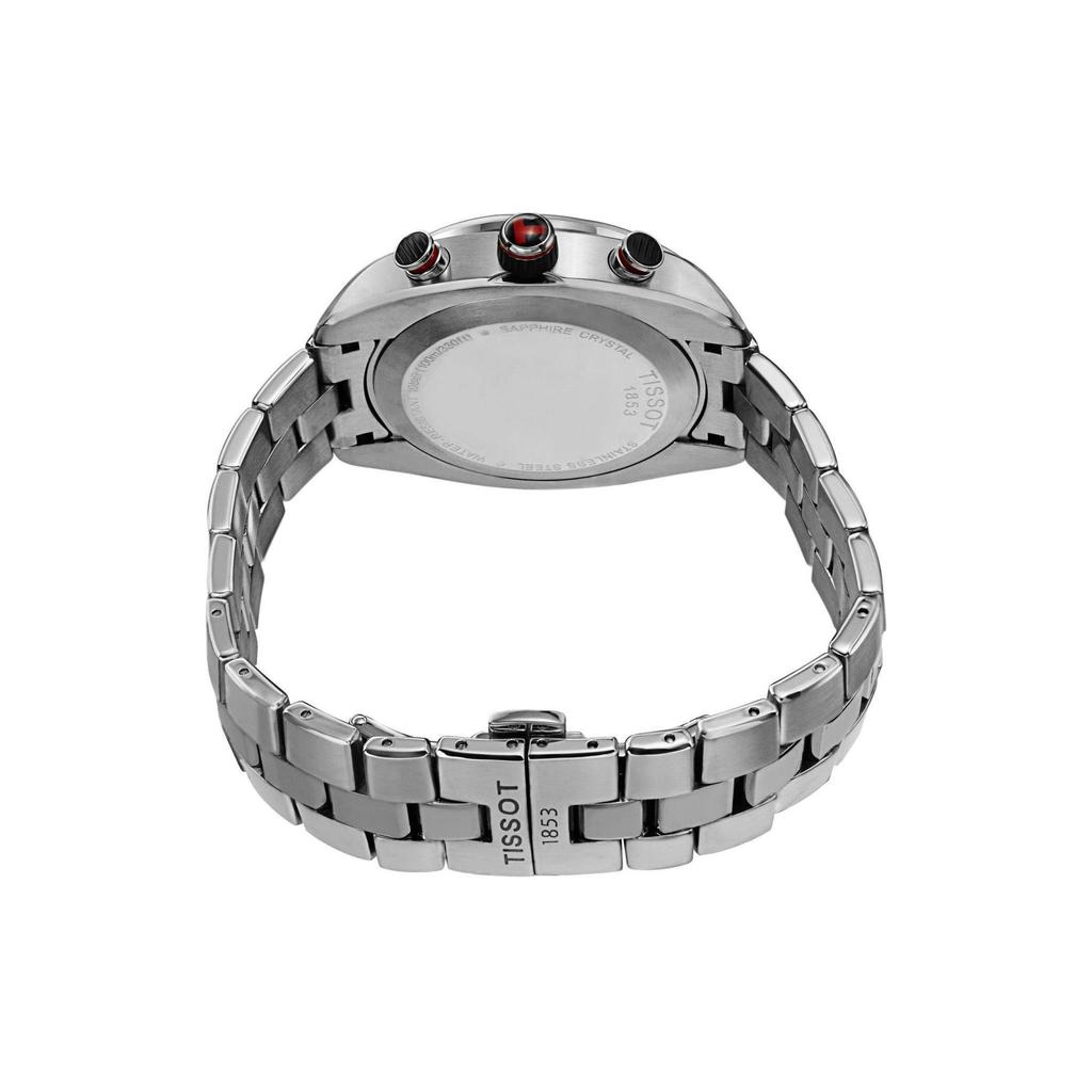Tissot Sports Collection Quartz Movement Men's Watch 43.8mm Gray Dial Stainless Steel Case T076.417.11.067.00