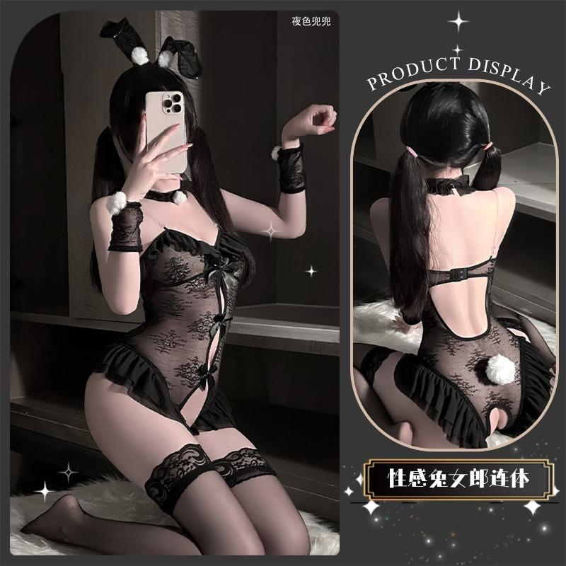 Sexy Lingerie Sexy Bunny Open Onesie Cosplay Fast Break Uniform Seduction Qqny Suit