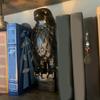 1 Stück Malteser Falke Statue Regaldekorationen Schwarzes Harz Handgefertigt Harzskulptur