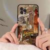 Adventure Movie I-Indiana Jones Phone Case For Iphone 16 15 17 13 14 12 11 Pro Max Plus Black Shell Cover Case
