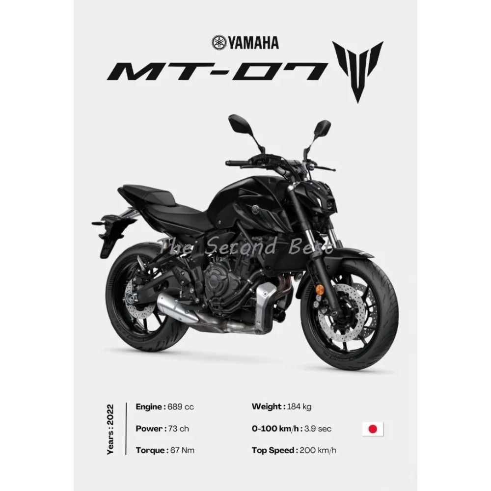 Vintage Japansk Motorcykel Metallplåtskylt Vardagsrum Väggdekor Modern Hemaccent