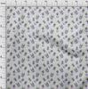oneOone Georgette Viscose Gray Fabric Cactus Fabric For Sewing Printed Craft Fabric By The Yard 42 Inch