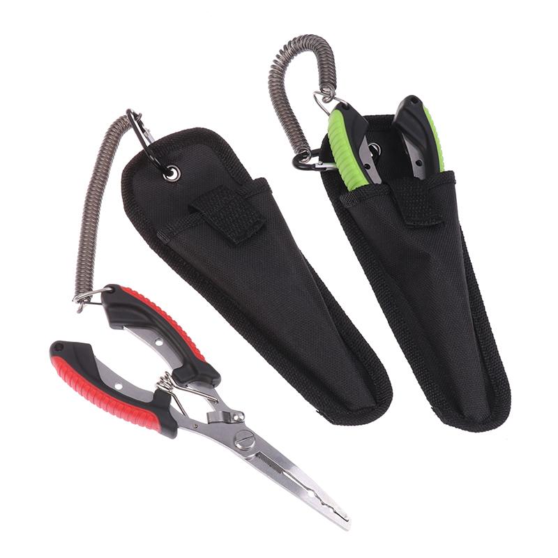 Echipament de pescuit Clești de pește Ergonomie Anti-alunecare Rezistență ridicată Multifuncțional Tăietor Linie de pescuit Clești pentru cârlige legate