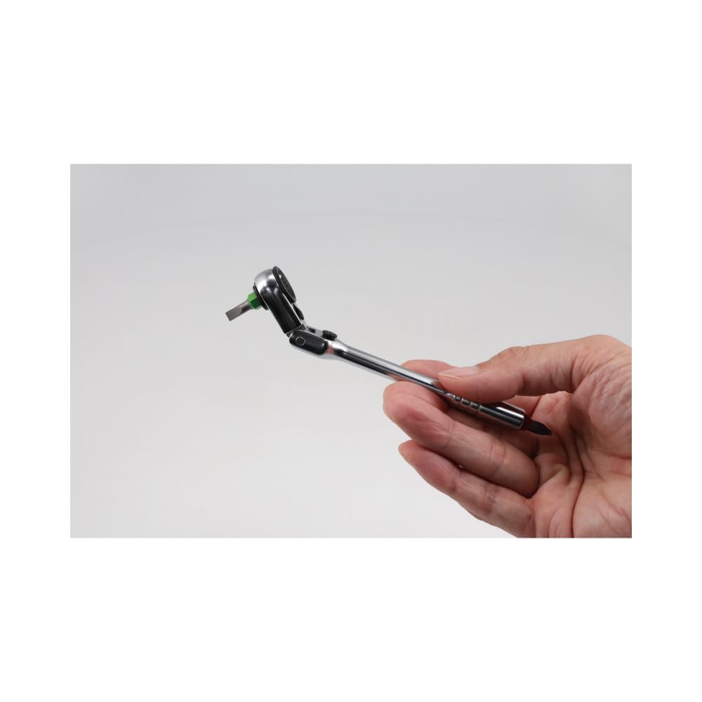 SIGNET Mini Ratchet Flex Head 22074 Set, 60-Gear, Type, Blue,