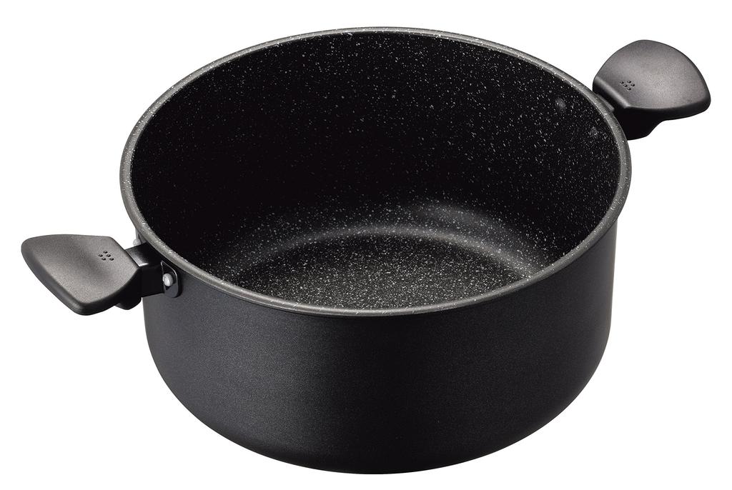 Kai Brand KAI Lightweight Pot 28cm Gas Fire IH Compatible with Lid PFOA PFOS Free KHS DW5647 Two-handed