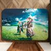 Anime M-Mushoku Tensei Floor Mat Soft Flannel Floor Mat  Suitable for Entryways, Living Rooms, Bedrooms, and Bathrooms
