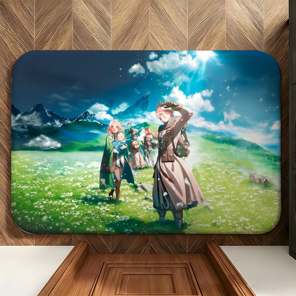 Anime M-Mushoku Tensei Floor Mat Soft Flannel Floor Mat  Suitable for Entryways, Living Rooms, Bedrooms, and Bathrooms