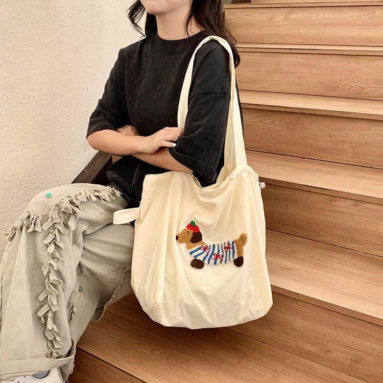 Stylish And Versatile Korean Ins Cute Girl Tote Bag For Daily Use With Large Capacity