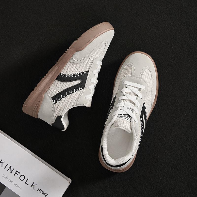 Men's and Women's Same White Shoes Breathable Casual Niche Moral Training Shoes Low-top Student Shoes Canvas Shoes Board Shoes Trend Korean Version