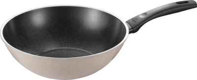 Wok Ballarini Revêtement Céramique 28 cm Fabriqué en Italie Compatible Wok Japonais LEDRO « Ledro Italie » [Produit Autorisé] Z1027-801