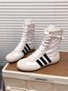 High-top German training shoes for women's summer new breathable inner height increase sports and leisure boxing boots for women's versatile straps Fo