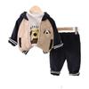 Kids Casual Long-Sleeve Set, Comfortable Daily Wear Outfits