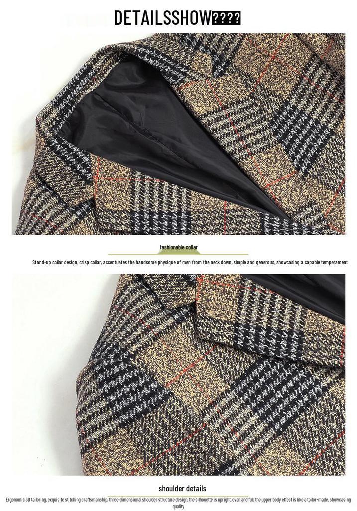 Middle-aged Men's Wrinkle-resistant Casual Suit Jacket for Spring/Autumn 2026