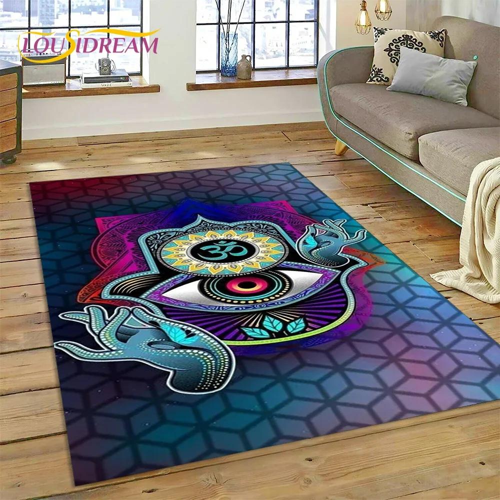 Złe Oko Turcja Niebieski Nazar Oko Horusa Dywan Dywanik do Sypialni Salonu Dom Sofa Dekoracja,Dziecięca Gra Duża Dekoracyjna Mata Podłogowa