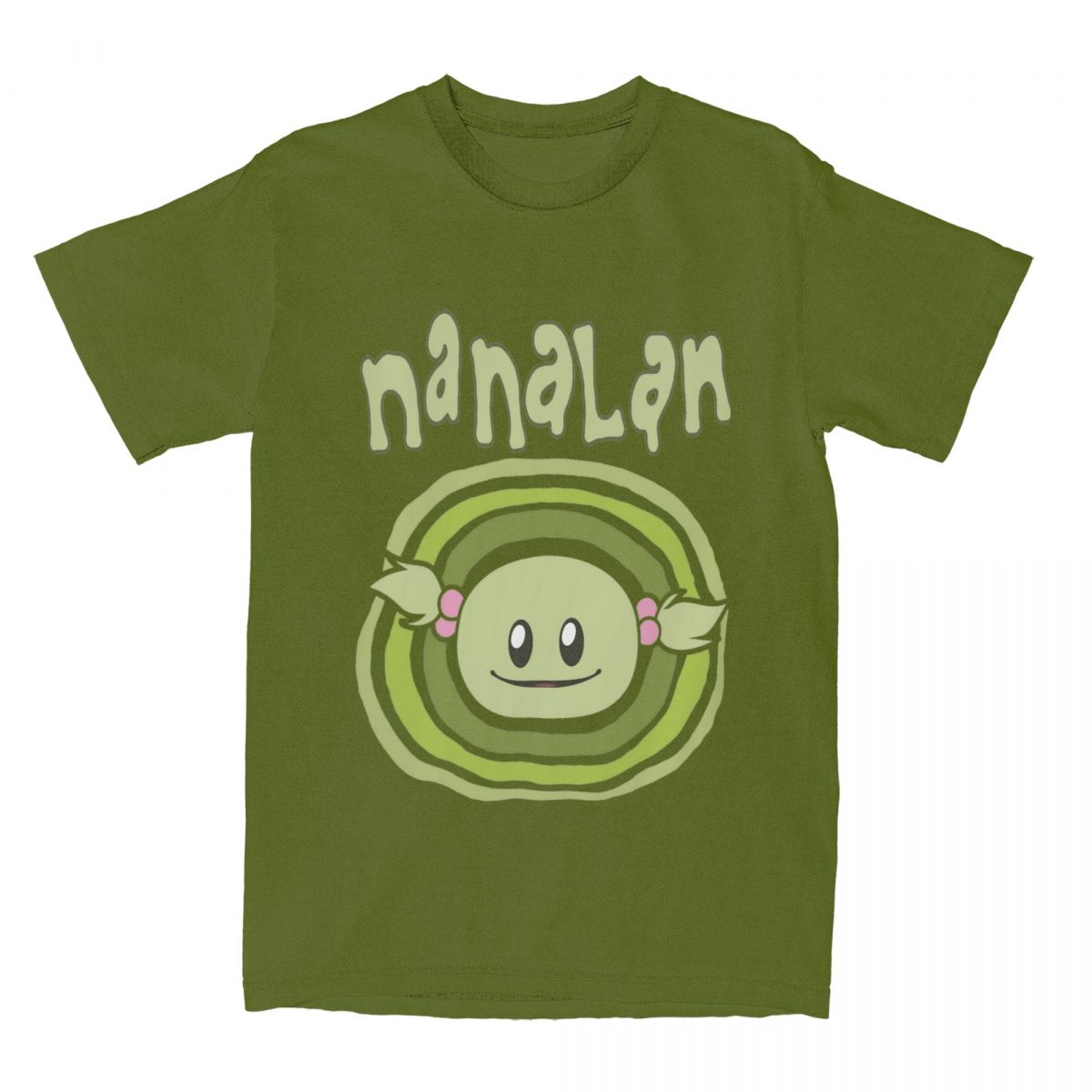 

Men T-Shirt Cartoon Nanalan Mona Funny Cotton Tee Shirt Short Sleeve T Shirt Round Collar Clothes Summer 4XL