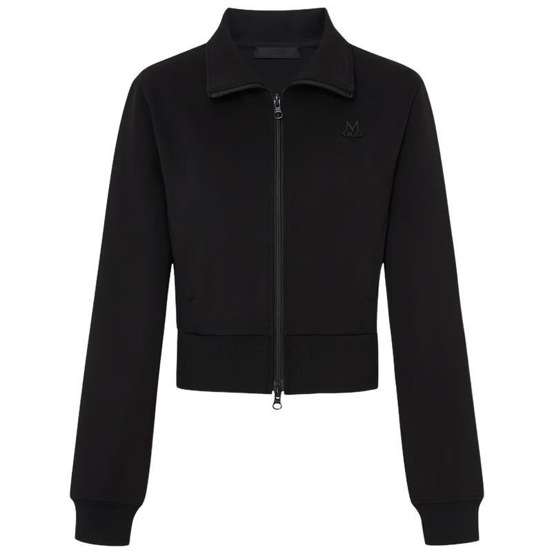 

MO&Co. High-Neck Double-Zip Cinch Waist Short Jacket S 160