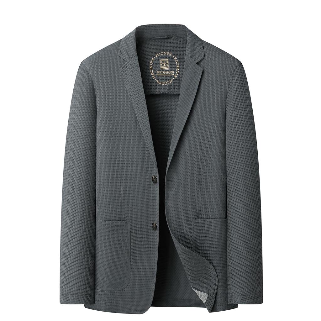 Summer Cool 4 3 Sleeve Plain UV Sweat Quick Business Casual [MYMRIN] Men's Jacket, Spring/Summer, Thin, Feel, Pockets, Buttons, Protection, Cool,