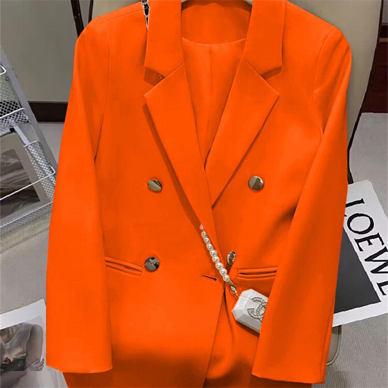 2025 Women's Pink Slim Fit Street Style Blazer - Elegant, Modern Suit Jacket
