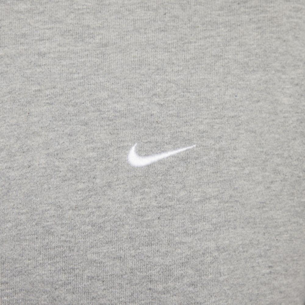 Nike Solo Swoosh Fleece Crew M   Dark Grey Heather White  Dx1362 063