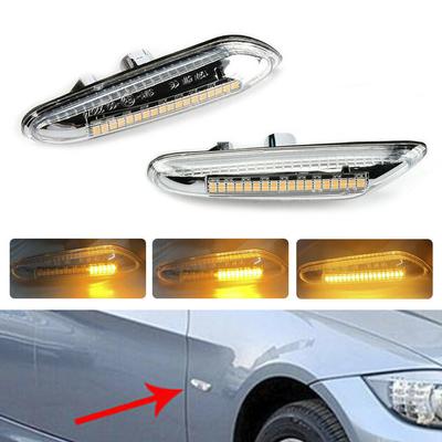 Dynamic LED Side Marker Clear Turn Signal For BMW E46 E90 E91 E92 E60 E87 E82 UK