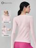 Women's Long Sleeve Round Neck Yoga & Tennis Fitness Top