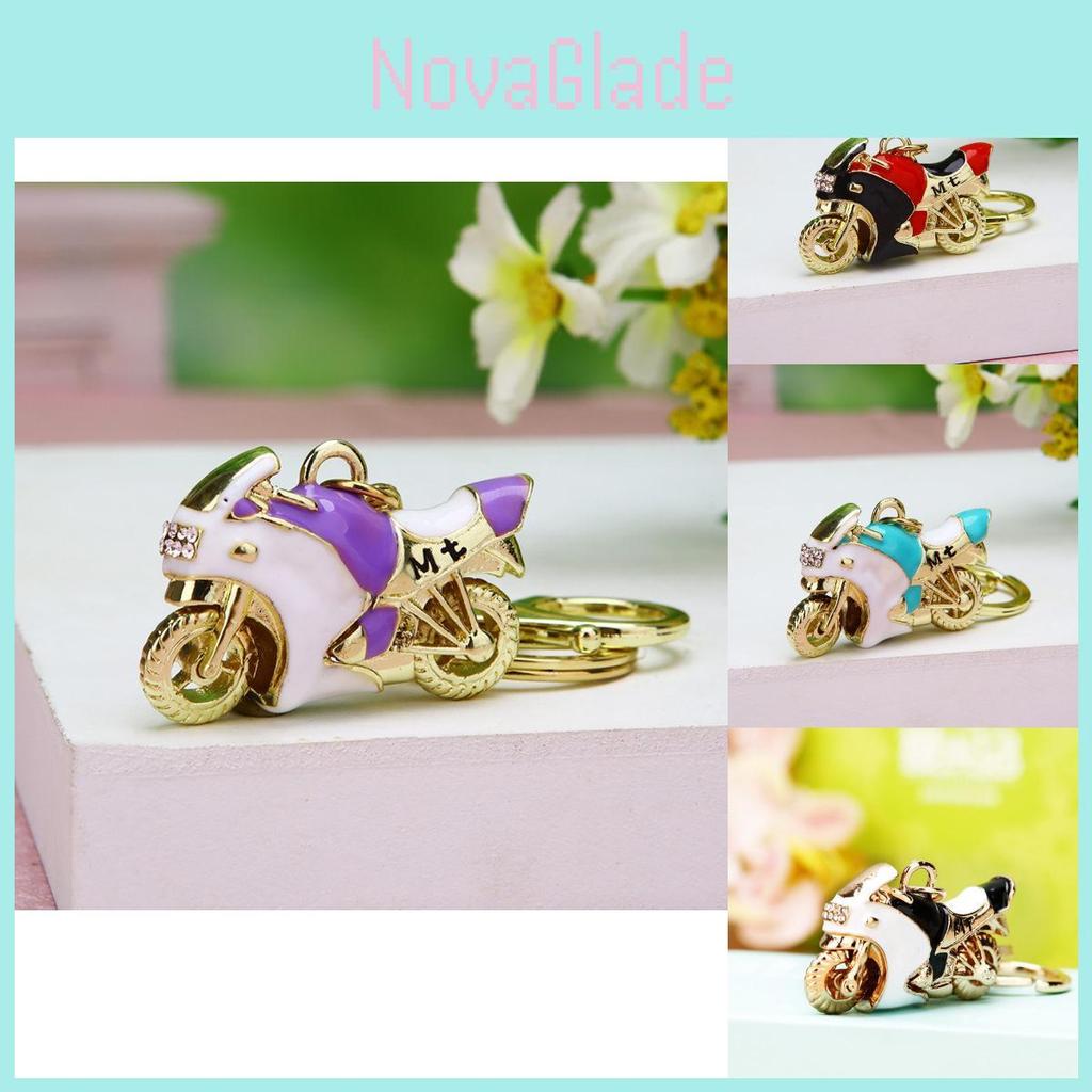 Charming Metal Motorcycle Keychain For Women With Cute Creative Design Gift Idea