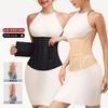 Ceinture Double Amincissante pour Femmes Fermeture Réglable par Crochets et Œillets Corps Réglable Mode