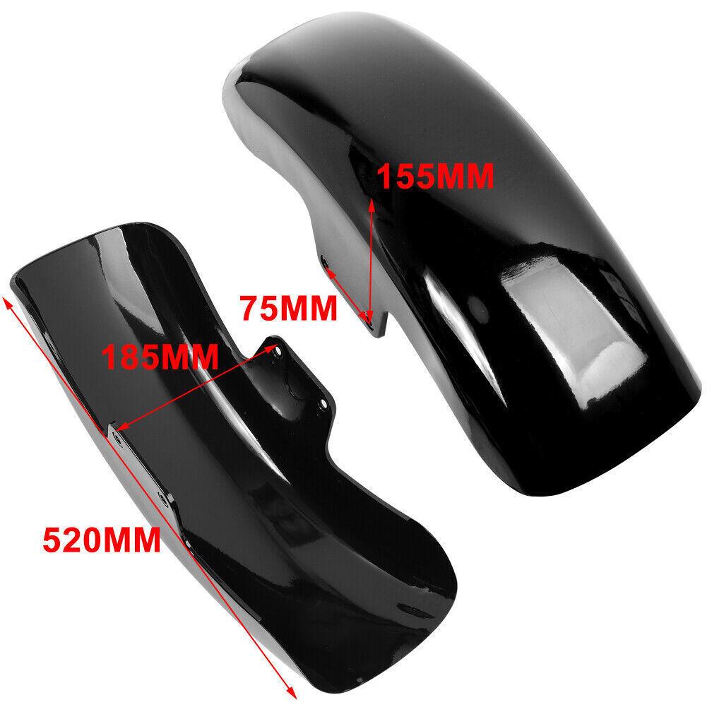 Motorcycle Gloss Black Front Fender Short Mudguard Fits for Harley Softail Slim FLS Slim S FLSS 2012-2017