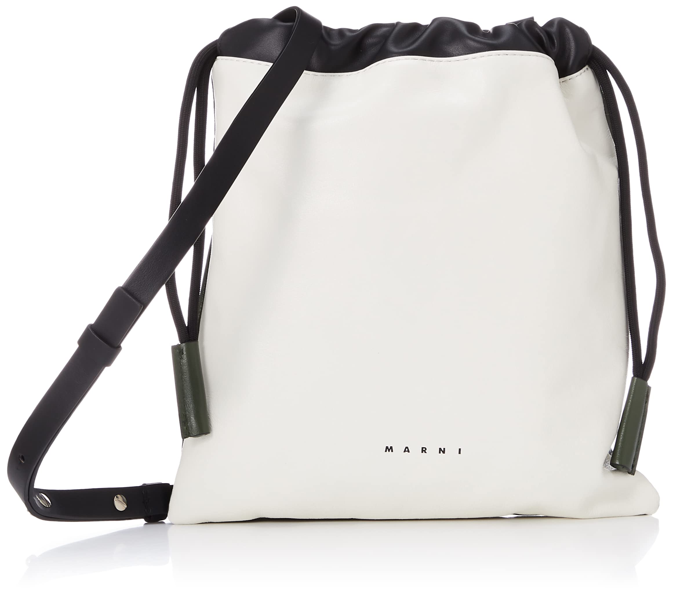 

Marni MUSEO Shoulder Bag SBMQ0039Q0P2644 in Men s Limestone/Gazebo/Black [Used]