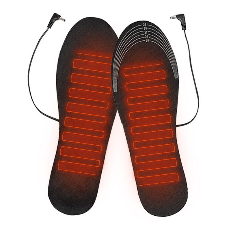1Pair New High-quality USB Heating Insoles Winter Warm Insole Men Women Electrically Heated Shoe Sole Anti-slip Shoe Pads