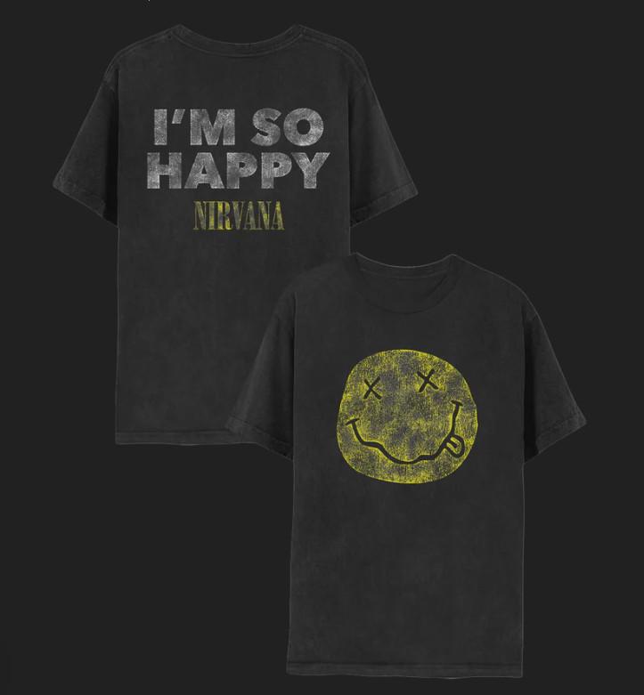 

Vintage Nivarna 034I039m So Happy Smiley034 T shirt All Size S to 4XL Unisex T-Shirt XXL