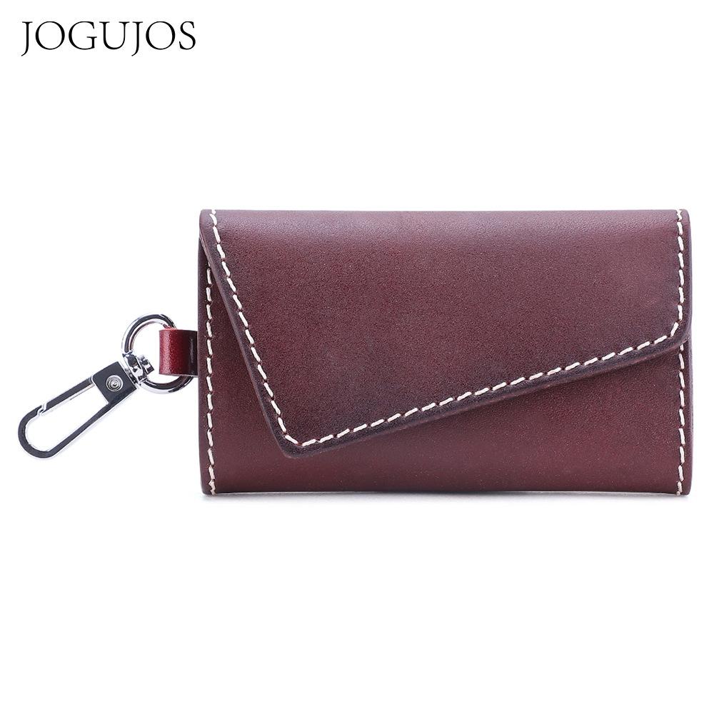 

JOGUJOS новая кожаная сумка для ключ-карт большой вместимости для деловых поездок, поясная сумка для ключей, сумка для ключей от машины