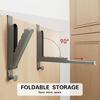 Adjustable Stainless Steel Door Hook With Extension Rod And Bottom Round Hook For Hanging Space