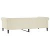 Daybed Cream 90x200 cm Faux Leather
