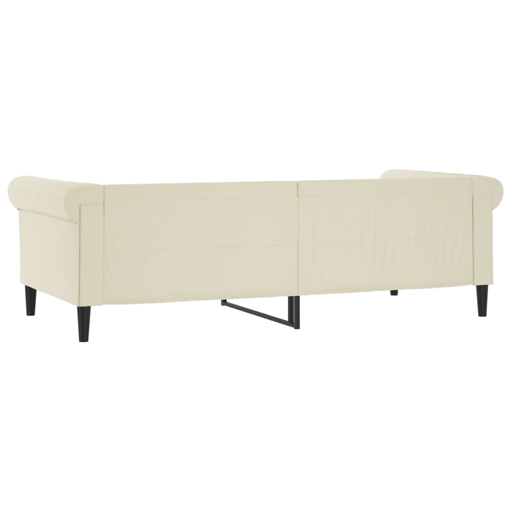 Daybed Cream 90x200 cm Faux Leather