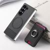 Magnetic Card Holder Phone Case With Ring Stand Galaxy Z Fold8 Ultra Fold7 Fold6 Fold5 Fold4 Honor V6 PU