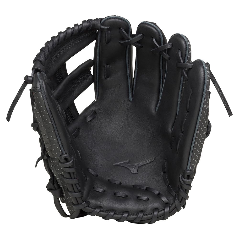 Mizuno TECH FIRE Softball Size 1AJGR16310 09 Glove, All-Around, Men's, (Black/FF)