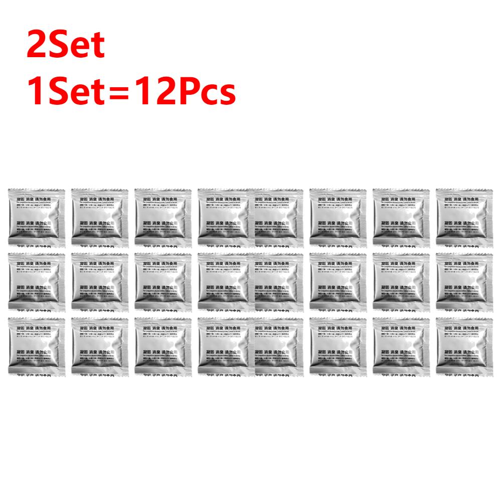 120-12PCS Camping Toilet Chemicals Liquid Waste Gelling Deodorizing Powder Eco Absorbent Gel Portable Deodorant Pee Solid Powder