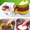Rice Washer Quinoa Strainer Cleaning Veggie Fruit Kitchen Tools with Handle Newest