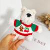 [Cloth Only] New West Highland Plush Dog Figurine Fortune-filled Doll Clothes Money Tree Dog Decoration for New Year & Christmas