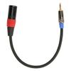 Male to Male 3PIN XLR Male to 3.5mm Cable Noise Reduction Microphone Balanced Cord  for Camera